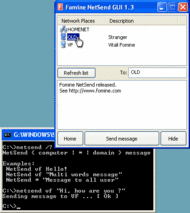 Fomine NetSend screenshot